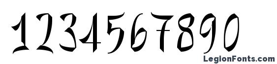 Chineze LT Light Font, Number Fonts