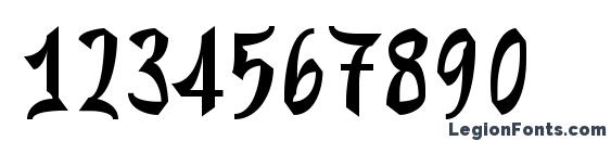 Chineze LT Medium Font, Number Fonts