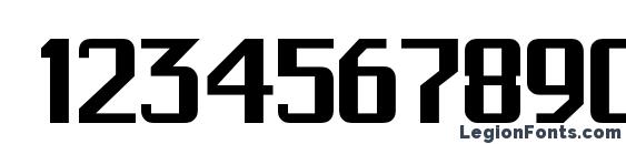 ChiTown Regular Font, Number Fonts