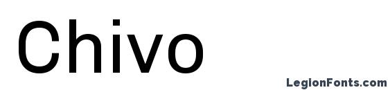 Chivo font, free Chivo font, preview Chivo font