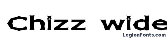Chizz wide Font