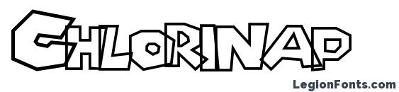 Chlorinap font, free Chlorinap font, preview Chlorinap font