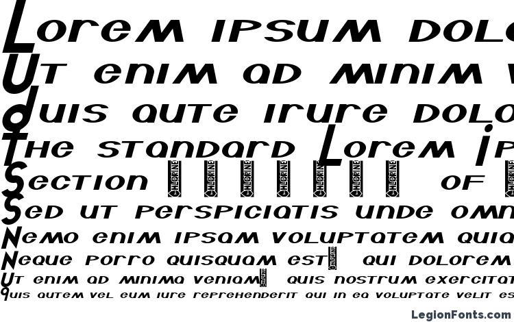 образцы шрифта Chlorinut, образец шрифта Chlorinut, пример написания шрифта Chlorinut, просмотр шрифта Chlorinut, предосмотр шрифта Chlorinut, шрифт Chlorinut