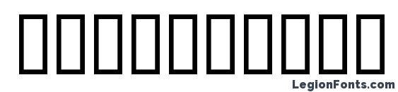 Choc Borissov Font, Number Fonts