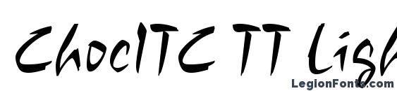 ChocITC TT Light Font