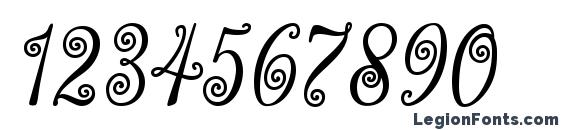Chocogirl Font, Number Fonts