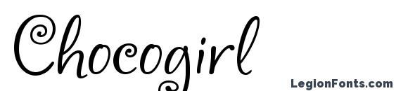 Chocogirl font, free Chocogirl font, preview Chocogirl font