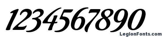 Шрифт Chocolate Amargo, Шрифты для цифр и чисел