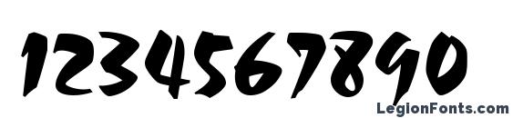 ChocPlain Font, Number Fonts