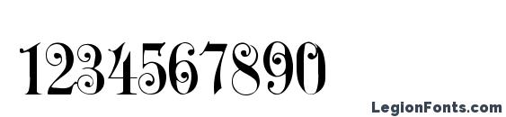 Chool Gothic Font, Number Fonts