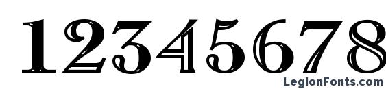 Chopin Bold Font, Number Fonts