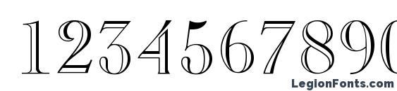 Chopin Font, Number Fonts