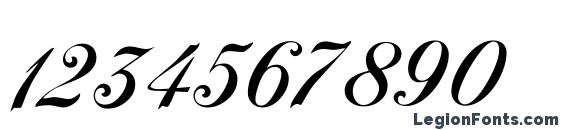 Chopinscriptc Font, Number Fonts