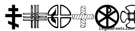 шрифт Christian Crosses III, бесплатный шрифт Christian Crosses III, предварительный просмотр шрифта Christian Crosses III
