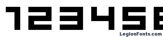 Chubu 08 normal Font, Number Fonts