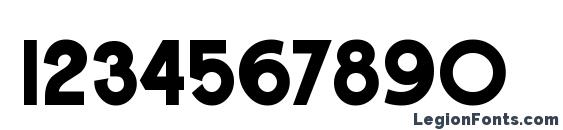 ChuckWarren DesignSH Font, Number Fonts