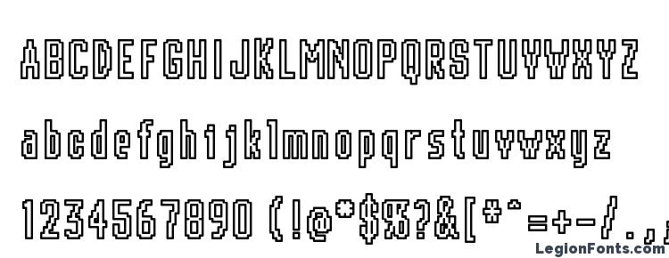 glyphs chunk font, сharacters chunk font, symbols chunk font, character map chunk font, preview chunk font, abc chunk font, chunk font