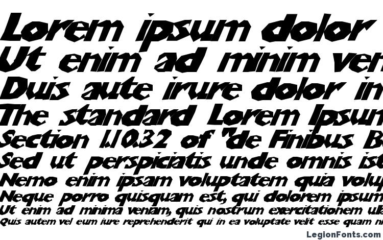 specimens ChunkoBlockoSlanted font, sample ChunkoBlockoSlanted font, an example of writing ChunkoBlockoSlanted font, review ChunkoBlockoSlanted font, preview ChunkoBlockoSlanted font, ChunkoBlockoSlanted font