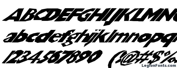 glyphs ChunkoBlockoSlantedWild font, сharacters ChunkoBlockoSlantedWild font, symbols ChunkoBlockoSlantedWild font, character map ChunkoBlockoSlantedWild font, preview ChunkoBlockoSlantedWild font, abc ChunkoBlockoSlantedWild font, ChunkoBlockoSlantedWild font