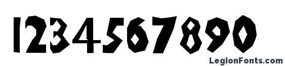 ChunkoBlockoThinner Font, Number Fonts