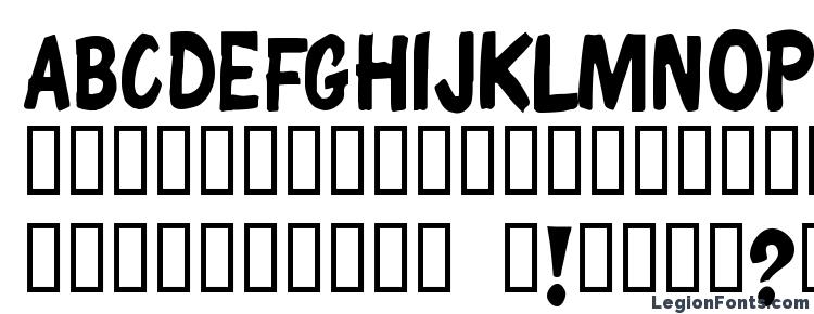 glyphs Chunkycomix semibold font, сharacters Chunkycomix semibold font, symbols Chunkycomix semibold font, character map Chunkycomix semibold font, preview Chunkycomix semibold font, abc Chunkycomix semibold font, Chunkycomix semibold font