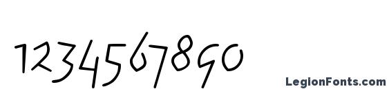 Шрифт ChunkyMonkey, Шрифты для цифр и чисел