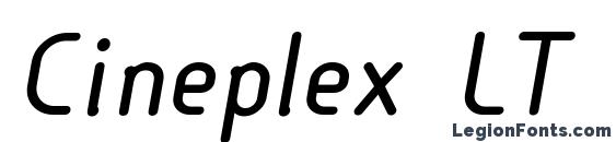Cineplex LT Bold Italic Font