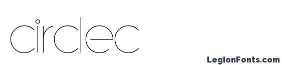 CircleC font, free CircleC font, preview CircleC font