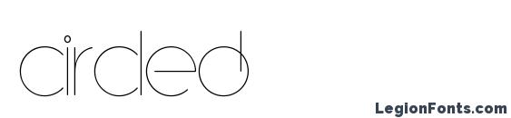 шрифт CircleD, бесплатный шрифт CircleD, предварительный просмотр шрифта CircleD