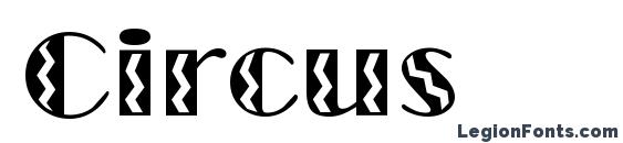 шрифт Circus, бесплатный шрифт Circus, предварительный просмотр шрифта Circus