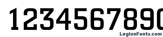 CitonDB Normal Font, Number Fonts