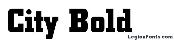 шрифт City Bold, бесплатный шрифт City Bold, предварительный просмотр шрифта City Bold