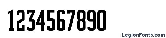 CityComDMed Font, Number Fonts