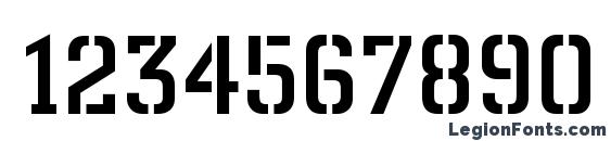 CitySteDMed Font, Number Fonts