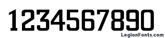 Civic Bold Font, Number Fonts