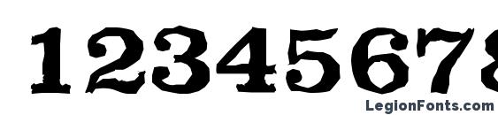 ClareAntique Bold Font, Number Fonts