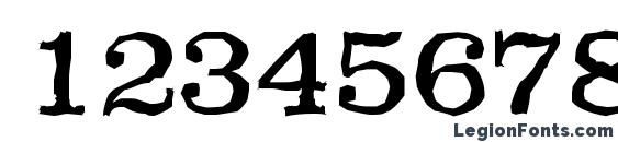 ClareAntique Font, Number Fonts