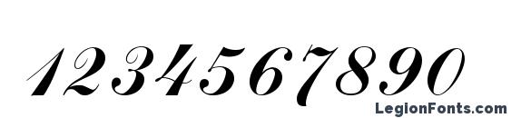 CLARION Regular Font, Number Fonts