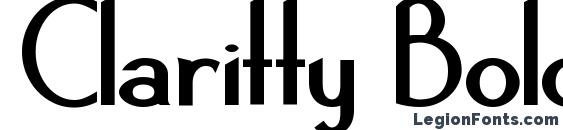 Claritty Bold font, free Claritty Bold font, preview Claritty Bold font