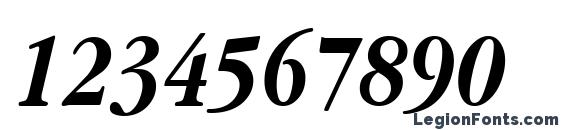 Classic Russian Bold Italic.001.001 Font, Number Fonts