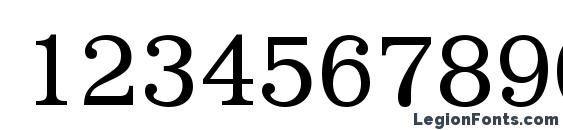 Classic SSi Font, Number Fonts