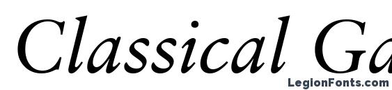 Classical Garamond Italic BT Font