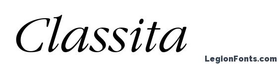 Classita font, free Classita font, preview Classita font