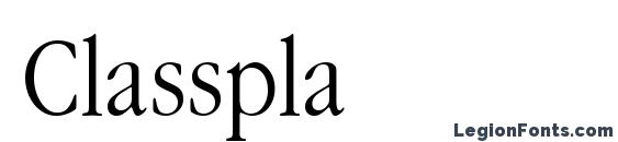 Classpla font, free Classpla font, preview Classpla font