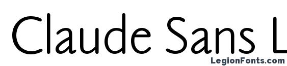 Шрифт Claude Sans LET Plain.1.0