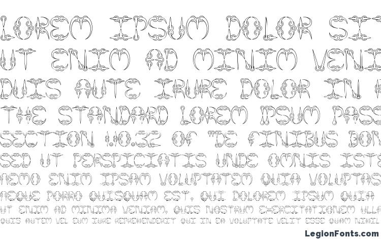 specimens CLAW 2 BRK font, sample CLAW 2 BRK font, an example of writing CLAW 2 BRK font, review CLAW 2 BRK font, preview CLAW 2 BRK font, CLAW 2 BRK font