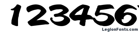 CleanCut56 Bold Font, Number Fonts