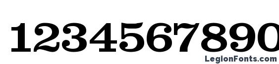 Clearbell Bold Font, Number Fonts
