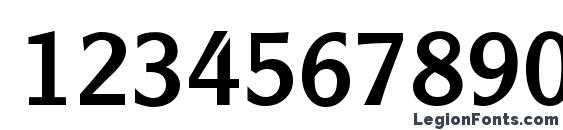 ClearDB Normal Font, Number Fonts