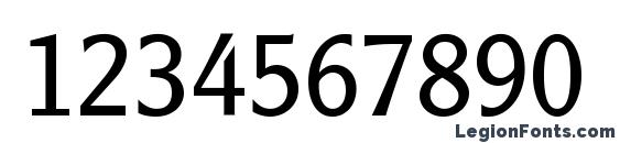 Clearface Gothic LT 45 Light Font, Number Fonts